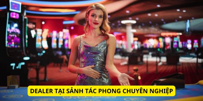 Đội ngũ dealer dẫn dắt trò chơi vô cùng chuyên nghiệpĐội ngũ dealer dẫn dắt trò chơi vô cùng chuyên nghiệp